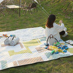 Bedspread Diamond Quilted Floral Applique Machine Washable
