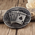 Belt Buckle Western Design Hidden EDC Tool Zinc Alloy