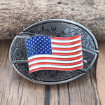 Belt Buckle Western Design Hidden EDC Tool Zinc Alloy
