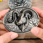 Belt Buckle Western Design Hidden EDC Tool Zinc Alloy
