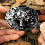 Belt Buckle Western Design Hidden EDC Tool Zinc Alloy