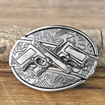 Belt Buckle Western Design Hidden EDC Tool Zinc Alloy