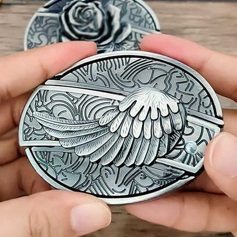 Belt Buckle Western Design Hidden EDC Tool Zinc Alloy
