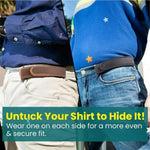 Belt Buckleless Adjustable Set of 2