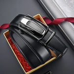 Belt Genuine Leather Auto-Lock Buckle Oqartussat