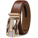 Belt Genuine Leather Auto-Lock Buckle Oqartussat