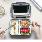 Bento Lunch Box Stainless Steel Leakproof Dishwasher-Safe