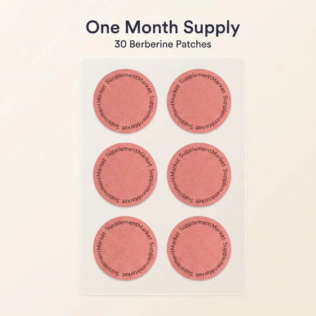 Berberine Patches Transdermal Time-Release Up to 8 Hours
