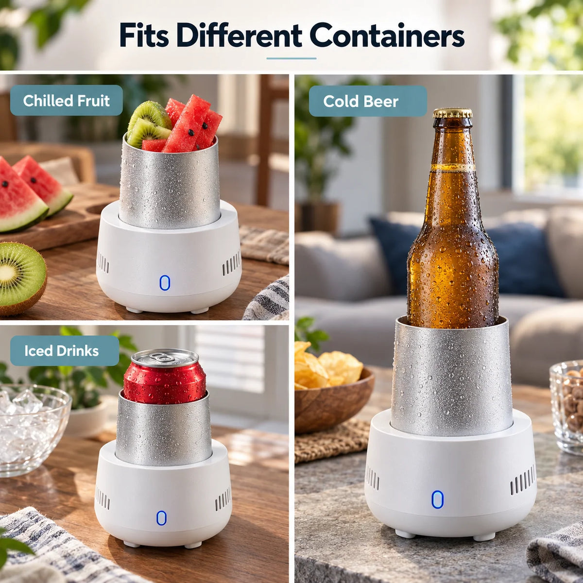Beverage Cooler Rapid Cooling USB-C Powered