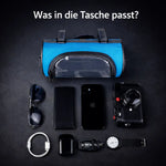 Bicycle Handlebar Bag Touchscreen Phone Holder Water-Resistant Storage