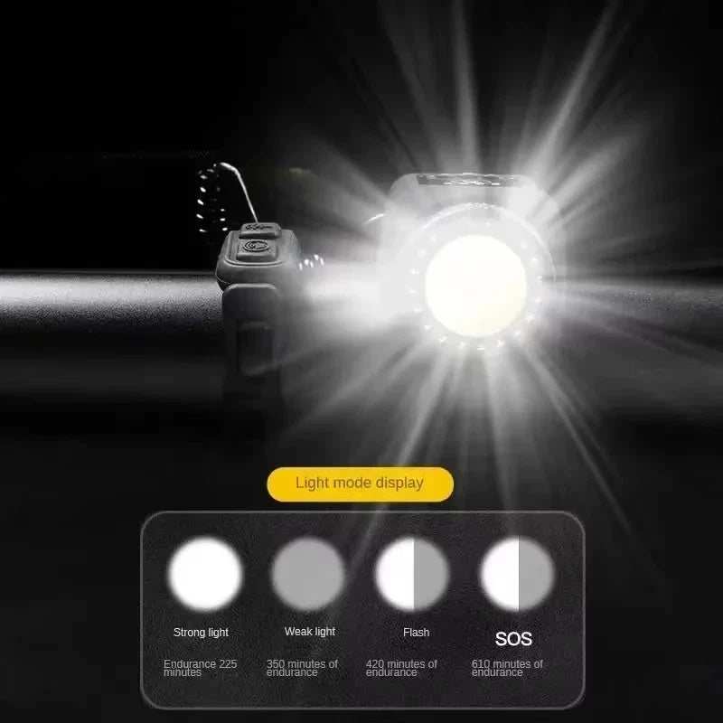 Bicycle Horn & Headlight 110dB Rechargeable Split Remote Control