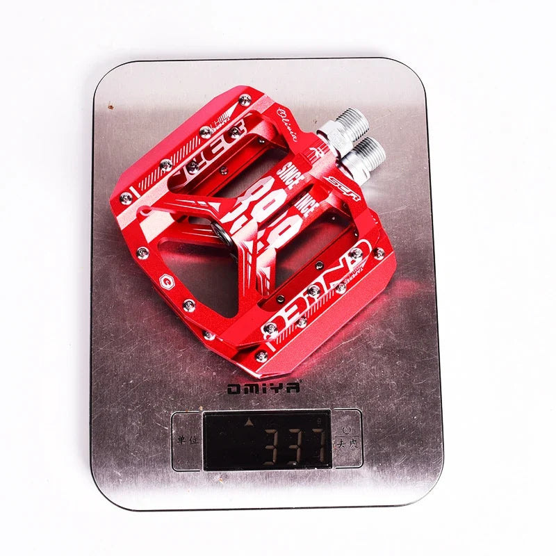 Bicycle Pedals Aluminum Alloy Anti-Skid Replaceable Steel Pins