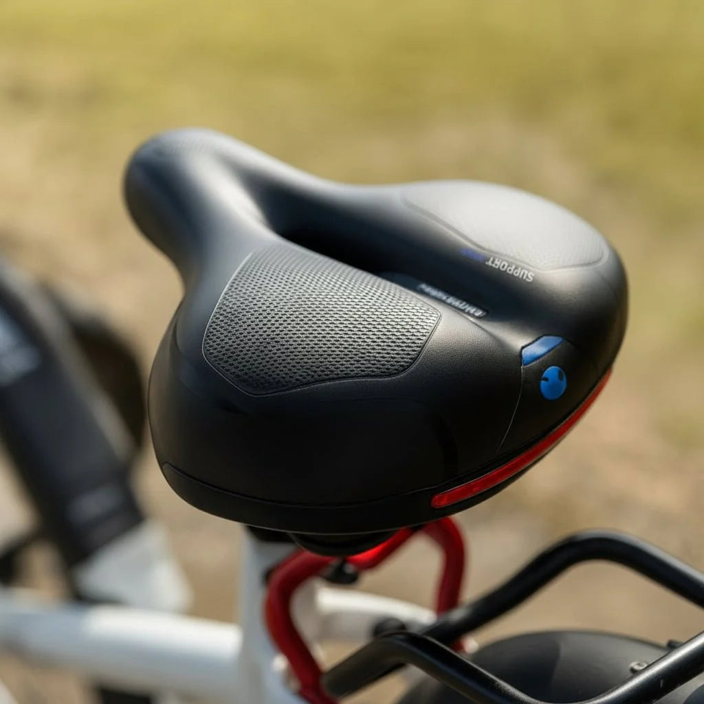 Bicycle Saddle Ergonomic Suspension Water-Repellent Cover