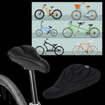 Bicycle Seat Cushion Gel Foam Padded Breathable Non-Slip