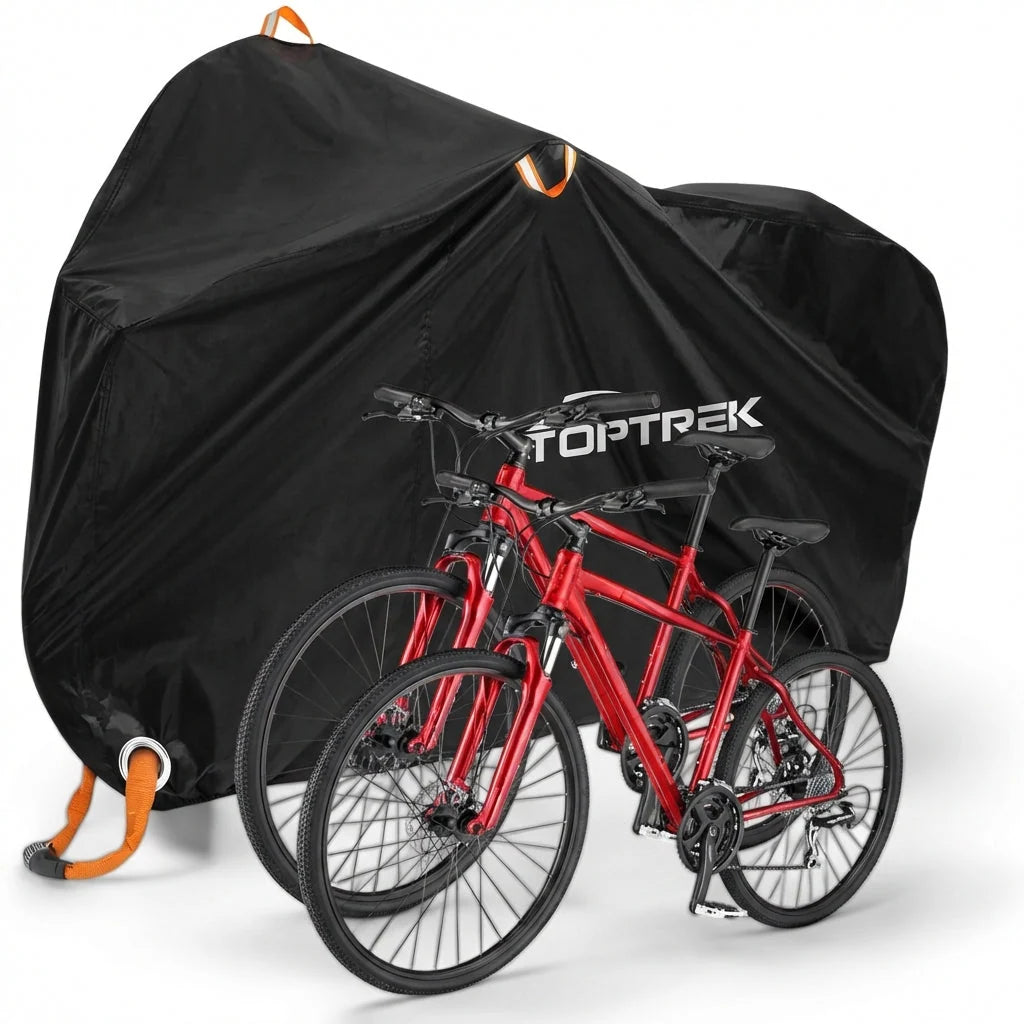 Bike Cover Waterproof Polyester Elastic Hem