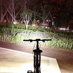 Bike Headlight 900-Lumen Wide Beam USB Rechargeable Water-Resistant