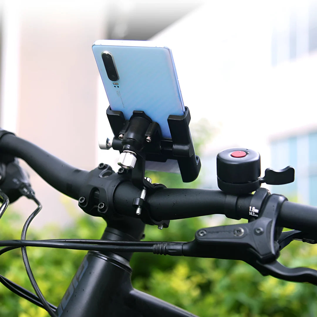 Bike Phone Mount 360 Degree Rotatable Anti-Slip Clamp