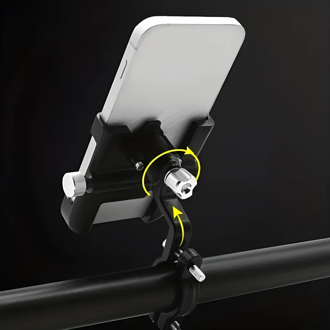 Bike Phone Mount 360 Degree Rotatable Anti-Slip Clamp