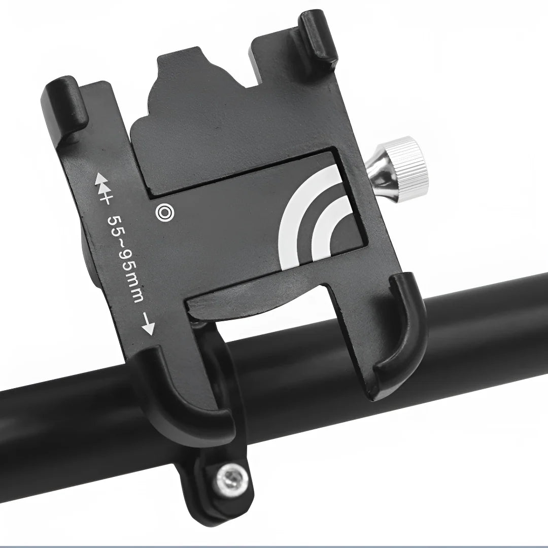 Bike Phone Mount 360-Degree Rotatable Anti-Slip Grip & Tool-Free Installation