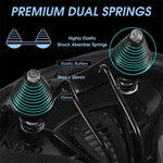 Bike Saddle Memory Foam Dual Shock Absorption Waterproof Non-Slip