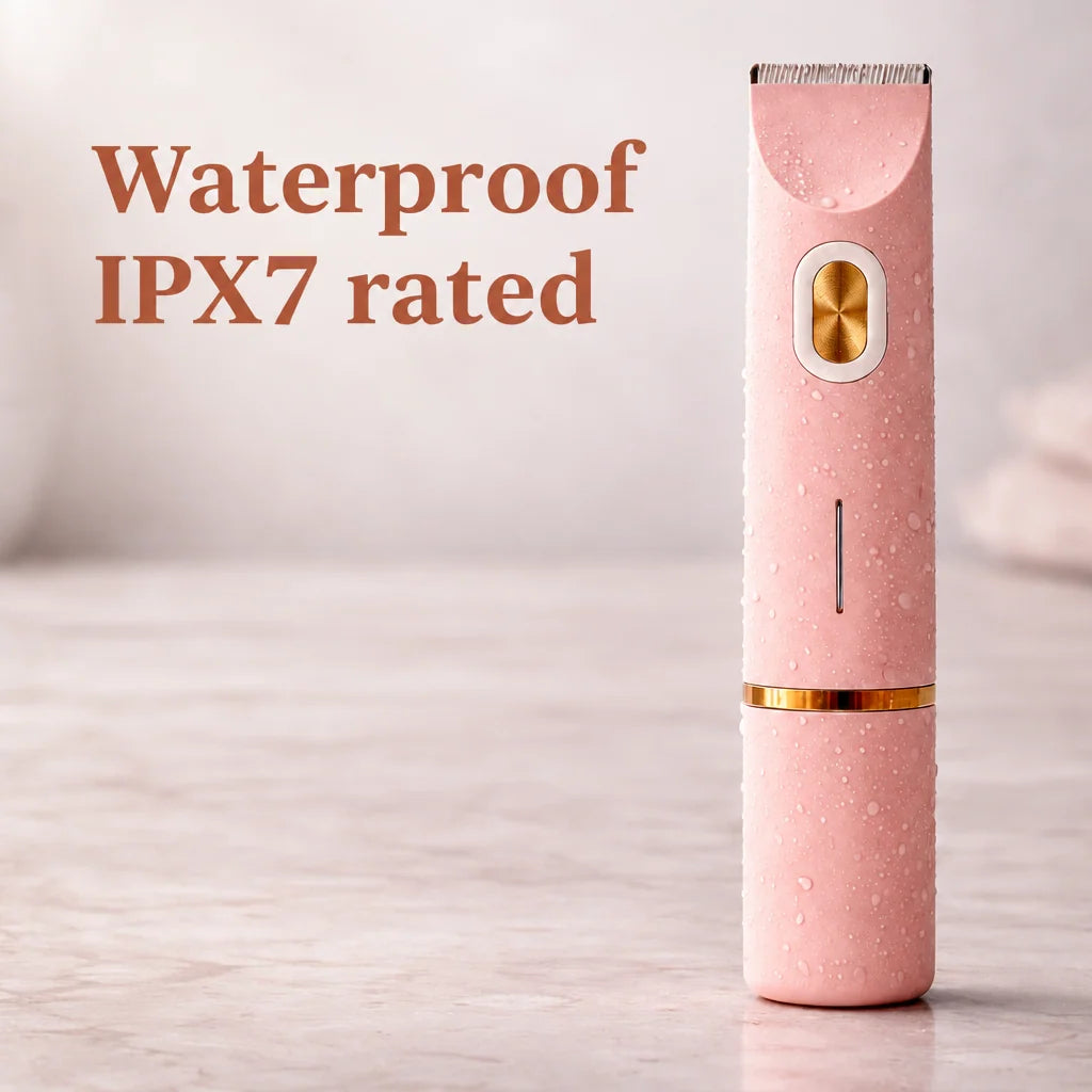 Bikini Trimmer Waterproof Cordless Dual Heads
