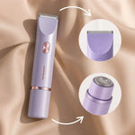 Bikini Trimmer Waterproof Cordless Dual Heads