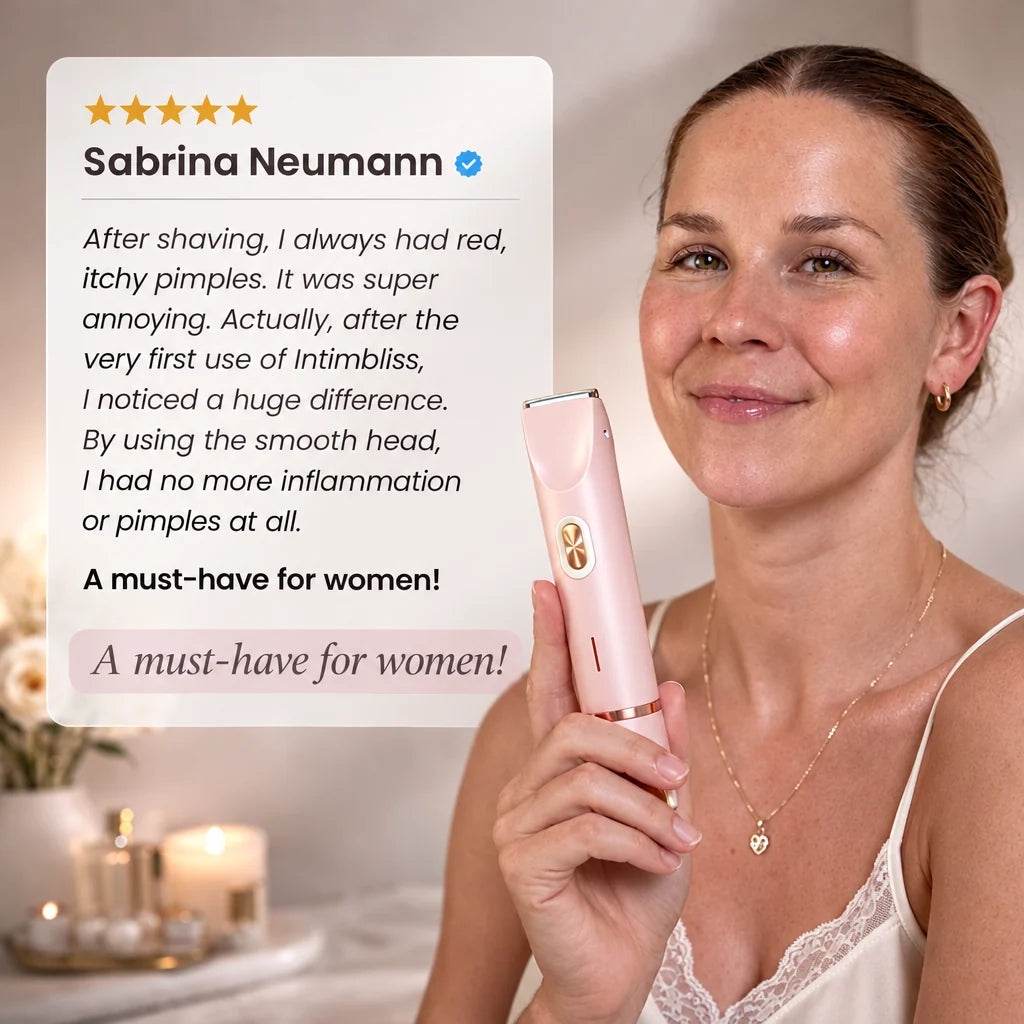 Bikini Trimmer Waterproof Cordless Dual Heads