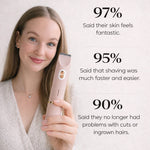 Bikini Trimmer Waterproof Cordless Dual Heads