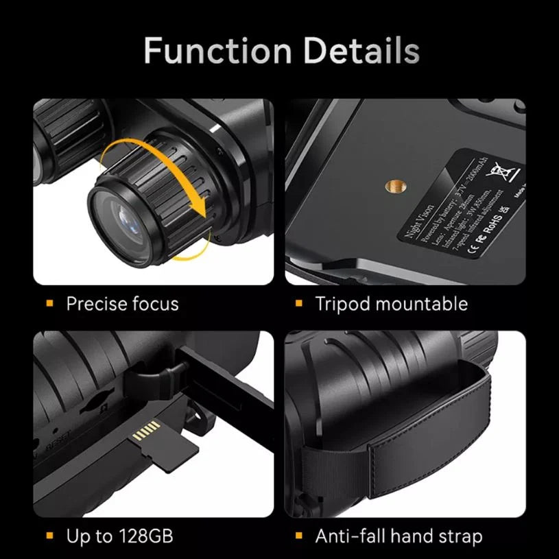 Binoculars Night Vision Full HD 10x Digital Zoom