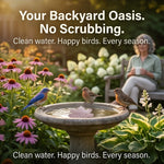 Bird Bath Purifier Pure Copper Algae Control Leaf