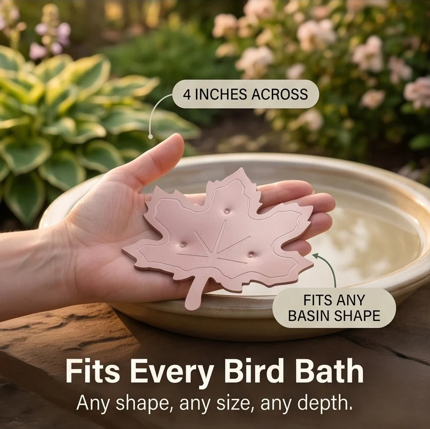 Bird Bath Purifier Pure Copper Algae Control Leaf