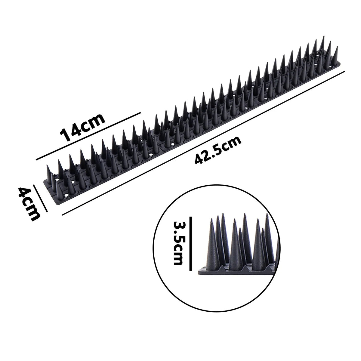 Bird Deterrent Spikes Stainless Steel Tool Free Installation