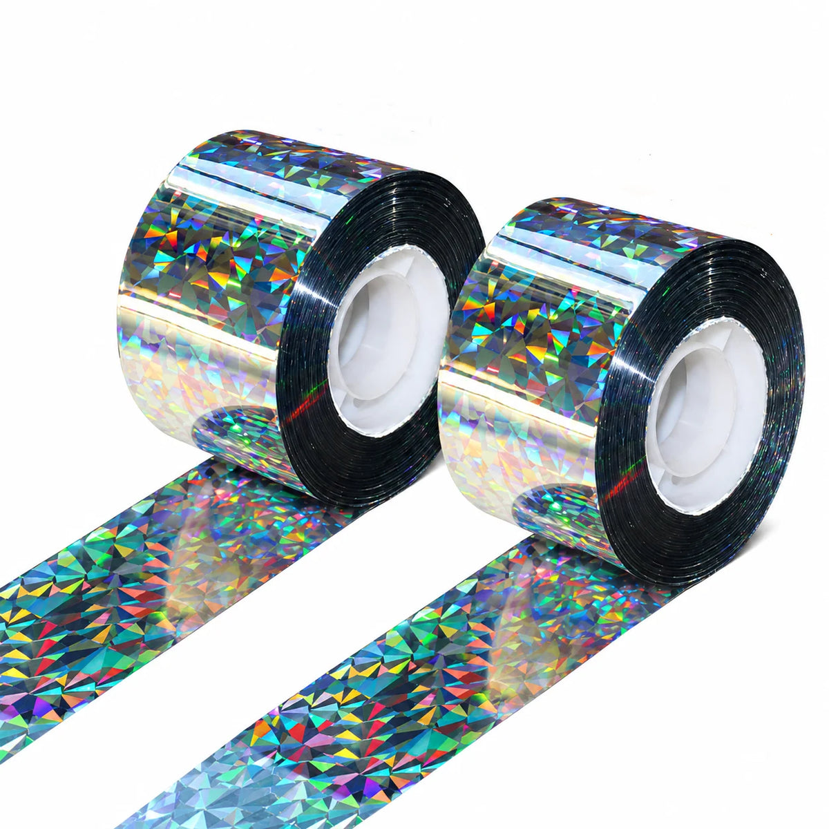 Bird Deterrent Tape Holographic Reflective Weather-Resistant 2 Rolls