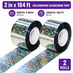 Bird Deterrent Tape Holographic Reflective Weather-Resistant 2 Rolls
