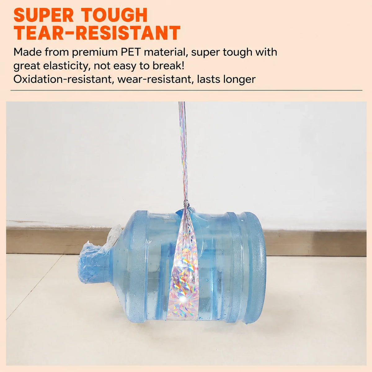 Bird Deterrent Tape Holographic Reflective Weather-Resistant 2 Rolls