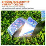 Bird Deterrent Tape Holographic Reflective Weather-Resistant 2 Rolls