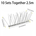 Bird Spikes 304 Stainless Steel Flexible & Trimmable