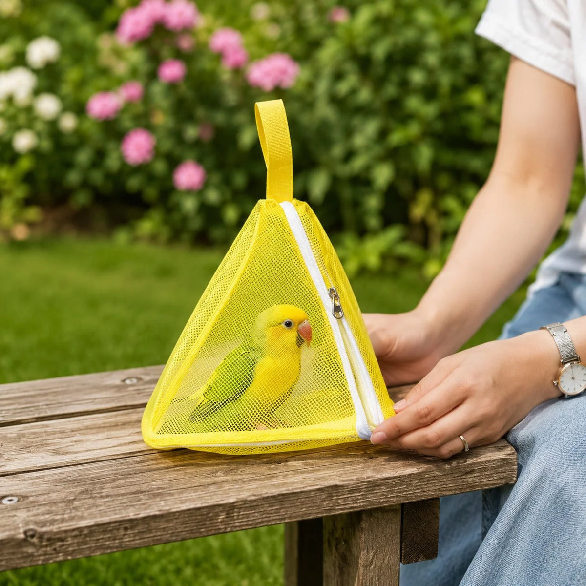Bird Travel Carrier Breathable Mesh Lightweight Design
