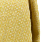Blanket Organic Lambswool Fine Knit Fringed Edges