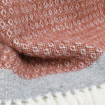 Blanket Organic Lambswool Fine Knit Fringed Edges