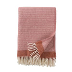 Blanket Organic Lambswool Fine Knit Fringed Edges