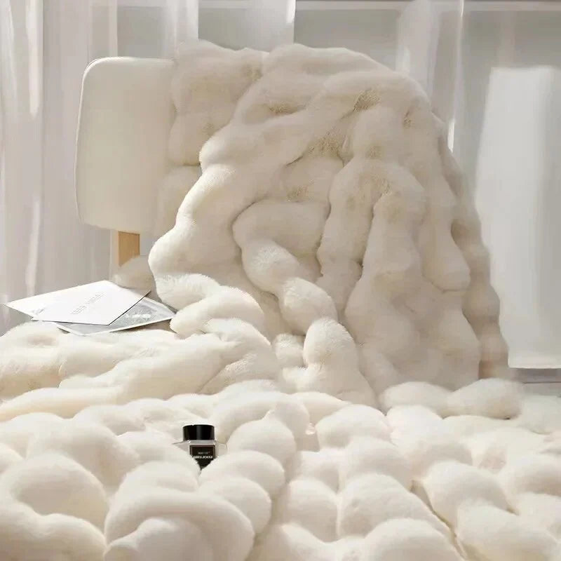 Blanket Plush Fleece Anti-Pilling Machine Washable
