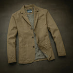Blazer Relaxed Fit Three-Button Closure