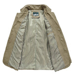 Blazer Relaxed Fit Three-Button Closure