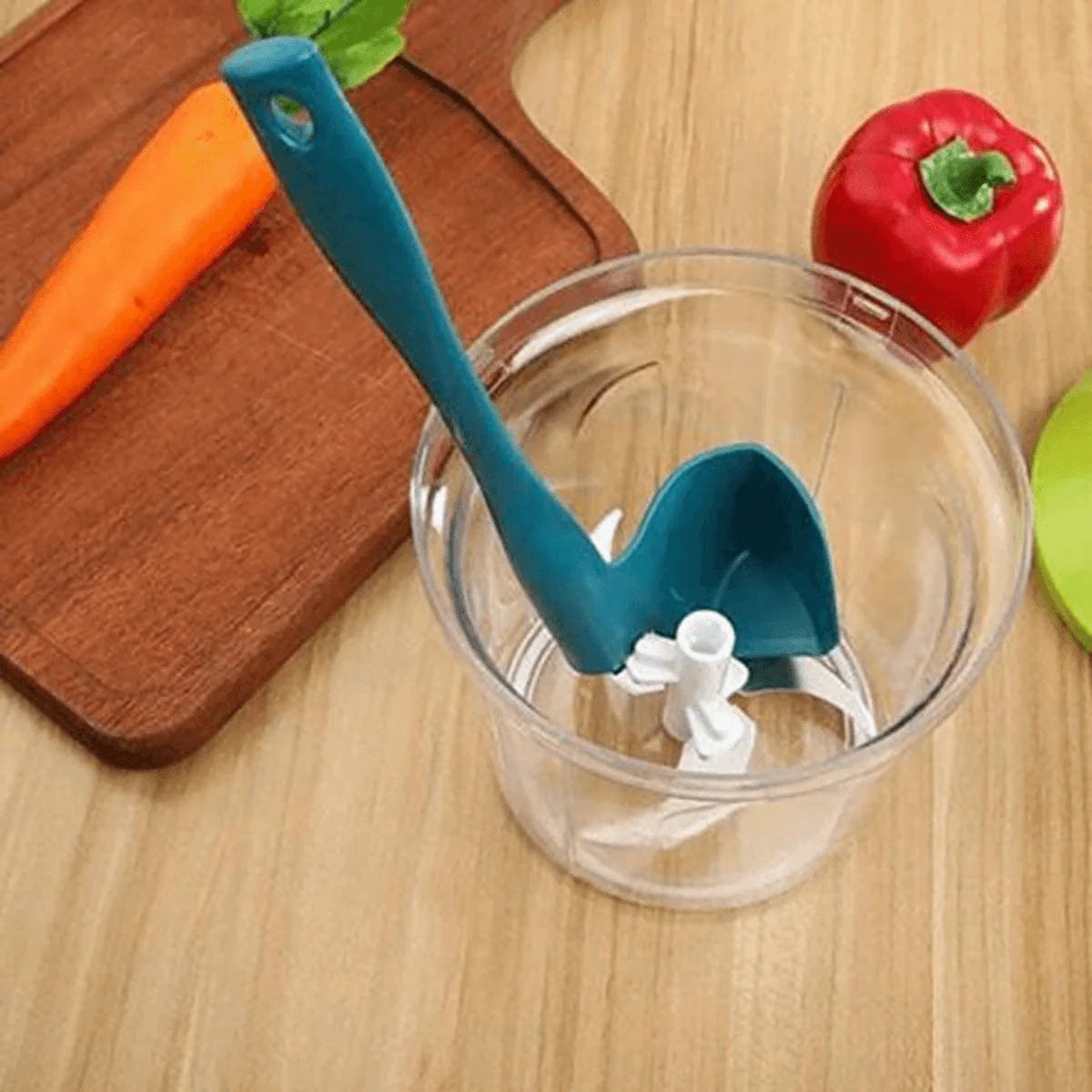 Blender Scraper Spatula Rotating Food-Grade Dishwasher-Safe