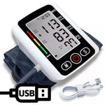 Blood Pressure Monitor Backlit LCD Reading Memory Function