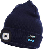Bluetooth Beanie Built-In Headphones & Detachable LED