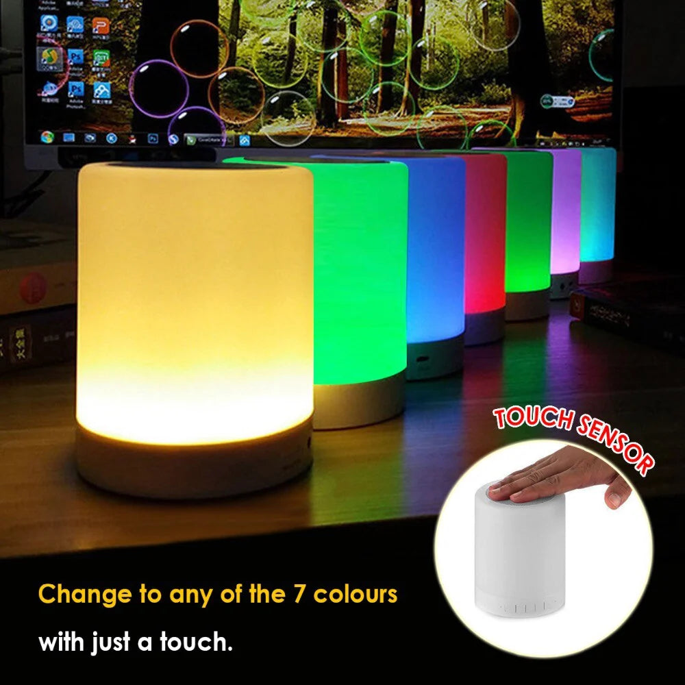 Bluetooth Speaker Levitating Design With Built-In LED Light