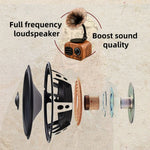 Bluetooth Speaker Retro Phonograph Design TF Card Playback