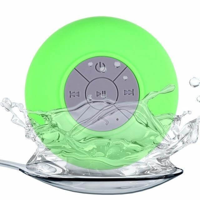 Bluetooth Speaker Water-Resistant Suction Cup Hands-Free Calling